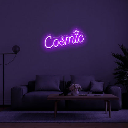 Cosmic Led Neon Sign For Space And Astronomy Lovers - Shineneon