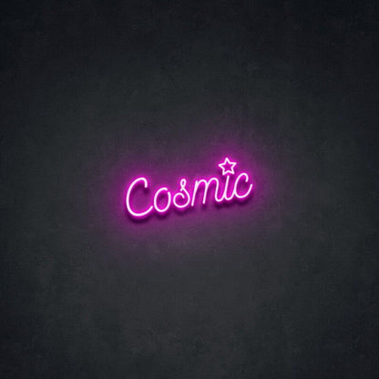 Cosmic Led Neon Sign For Space And Astronomy Lovers - Shineneon