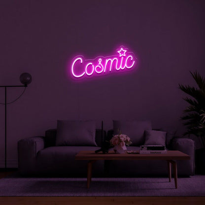 Cosmic Led Neon Sign For Space And Astronomy Lovers - Shineneon