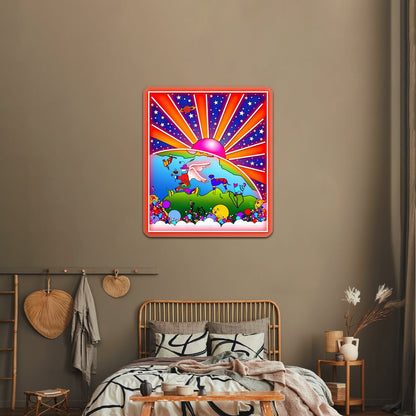 Cosmic Pet World Artwork Business Led Sign - Shineneon