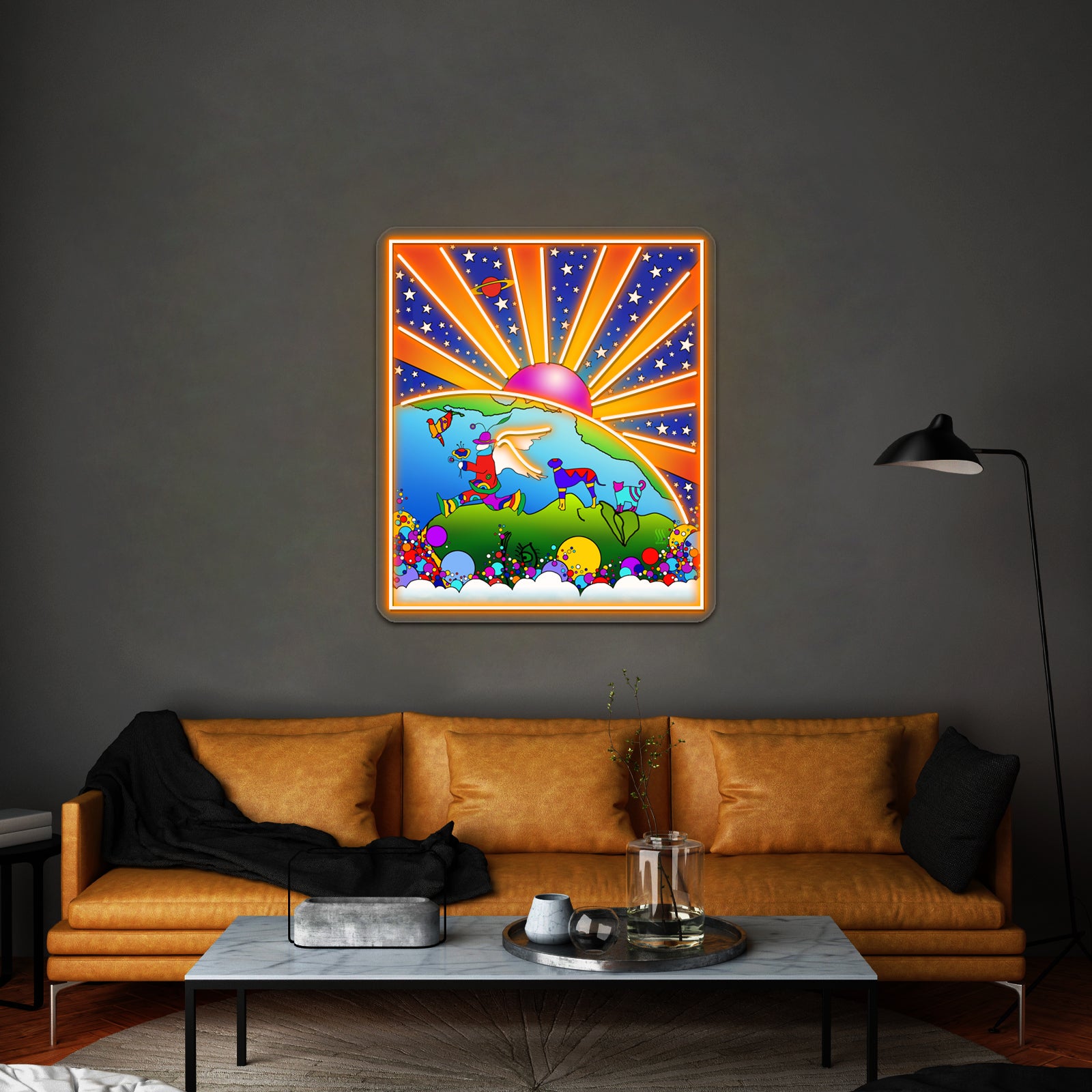 Couldnt Even Pop Artwork Business Led Sign