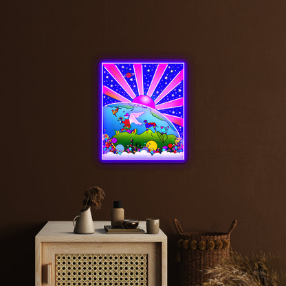 Couldnt Even Pop Artwork Business Led Sign