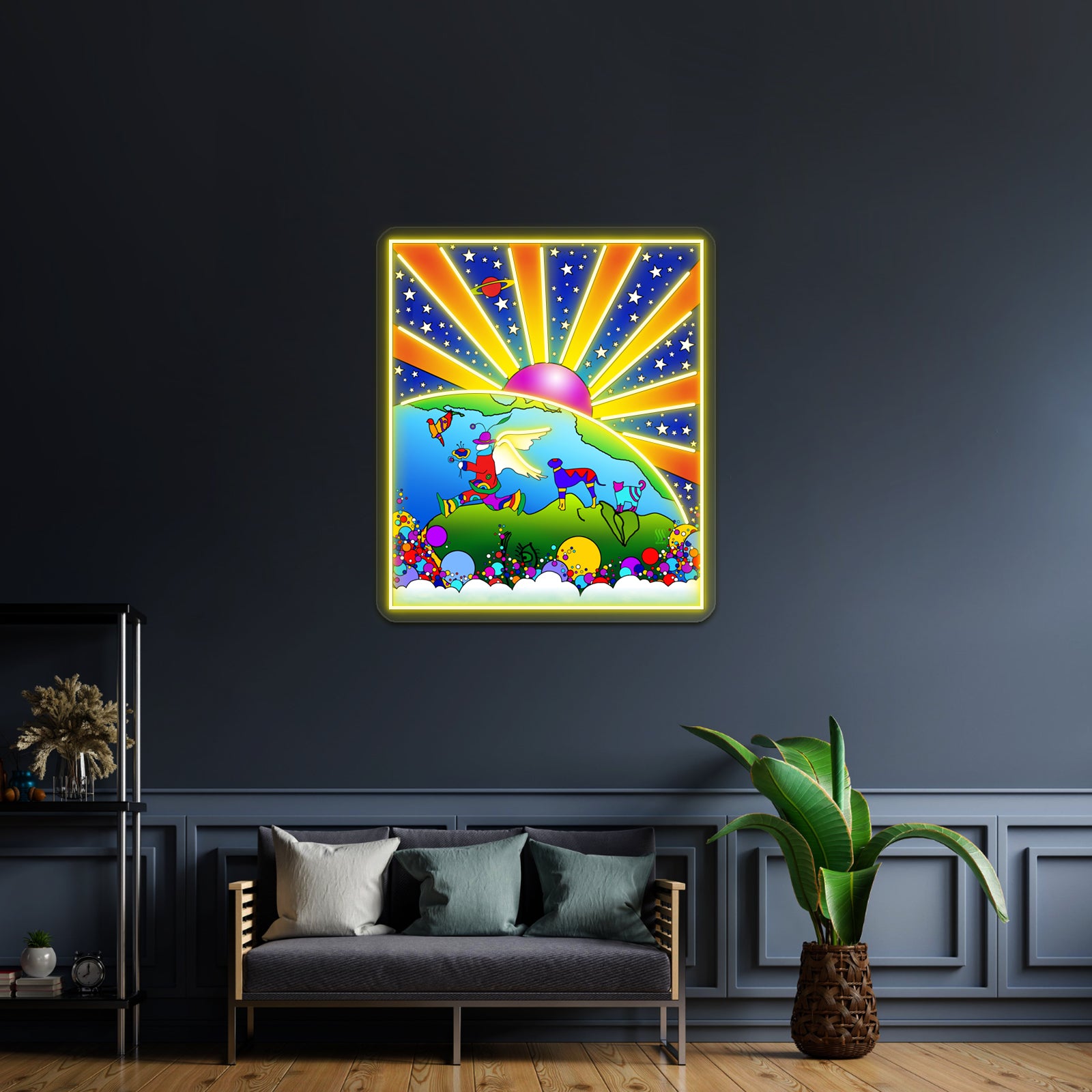 Couldnt Even Pop Artwork Business Led Sign