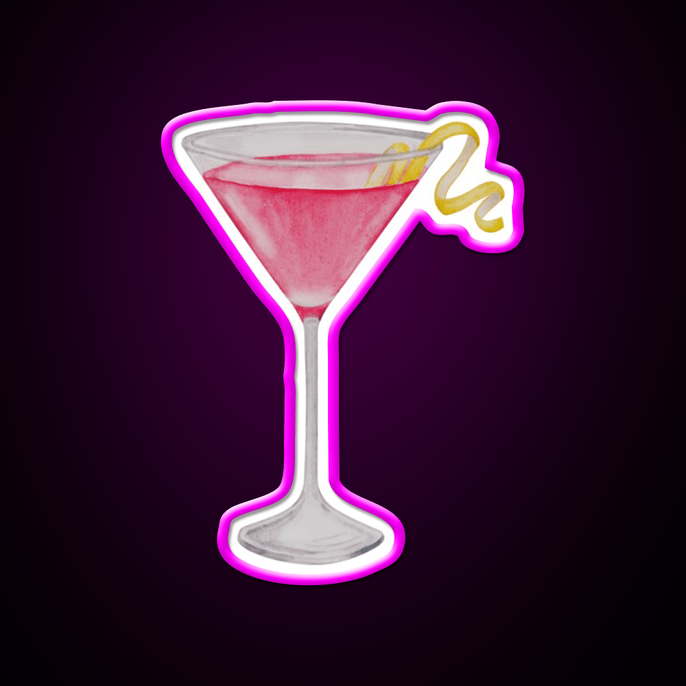 Cosmopolitan Cocktail Bar Decor Led Neon Sign Party Neon Sign Rgb Color - Shineneon