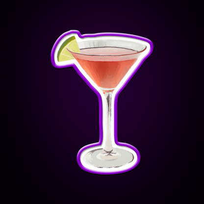 Cosmopolitan Cocktail Bar Decor Led Neon Sign Rgb Color - LED neon sign view 9