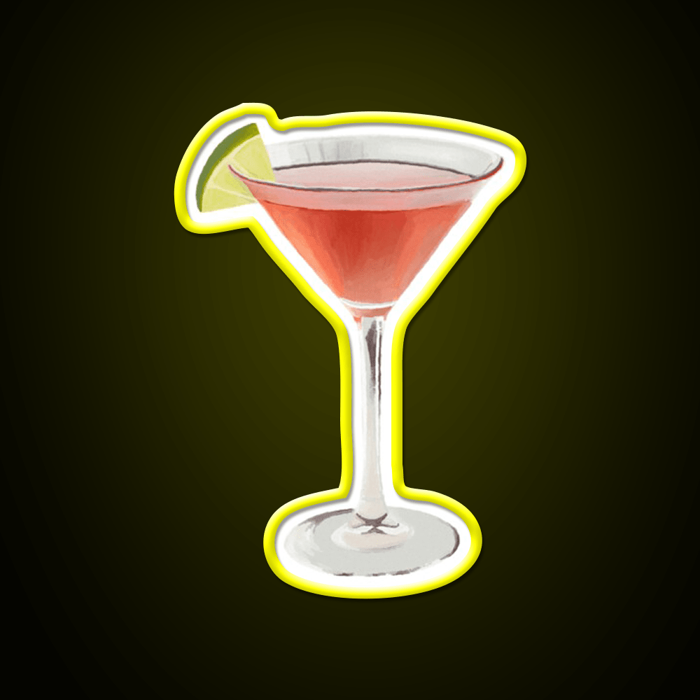 Cosmopolitan Cocktail Bar Decor Led Neon Sign Rgb Color - Shineneon