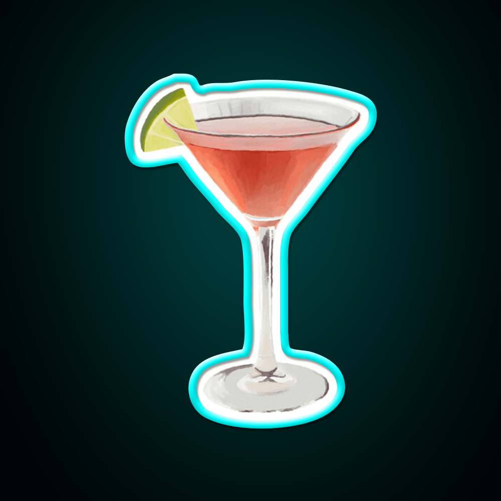 Cosmopolitan Cocktail Bar Decor Led Neon Sign Rgb Color - Shineneon