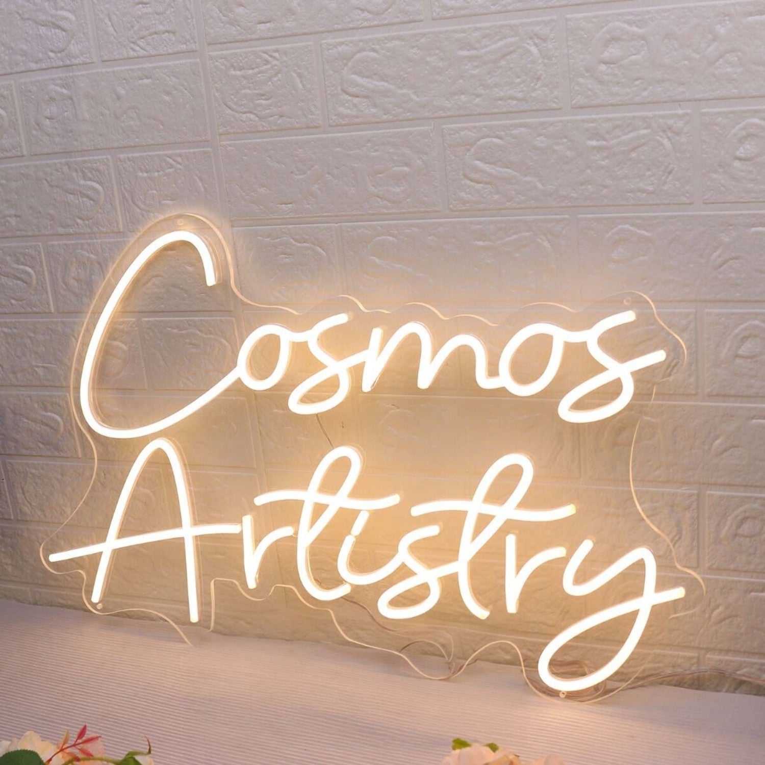 Cosmos Artistry Yellow Led Neon Sign - Shineneon