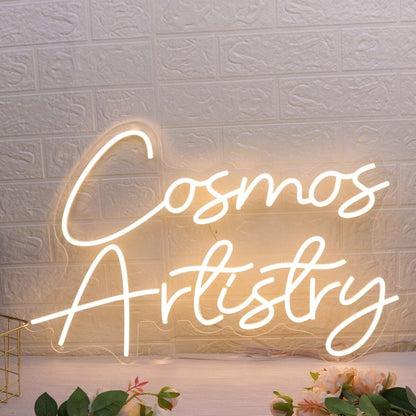 Cosmos Artistry Yellow Led Neon Sign - Shineneon
