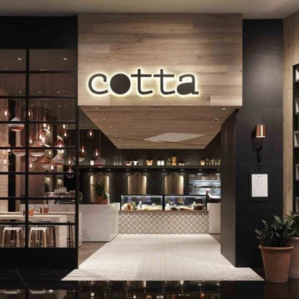 Cotta 3D Backlit Channel Letters Led Light Sign - Shineneon