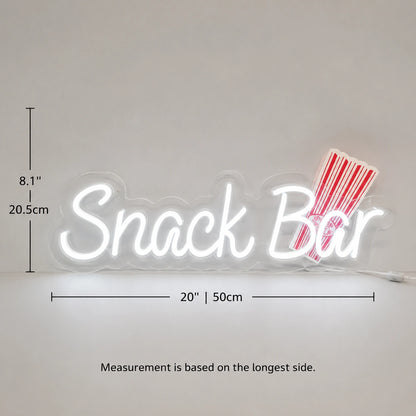 Couch Snack Bar Neon Sign LED Neon Sign size image