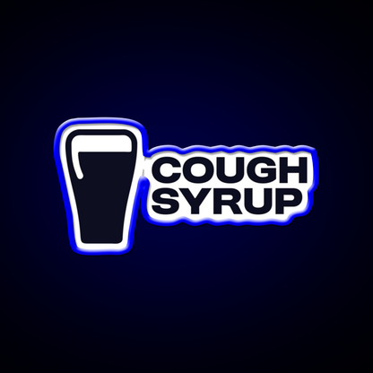 Cough Syrup Funny Beer Design Man Cave Bar Led Neon Sign Rgb Color - LED neon sign view 5
