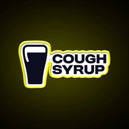 Cough Syrup Funny Beer Design Man Cave Bar Led Neon Sign Rgb Color - LED neon sign view 7