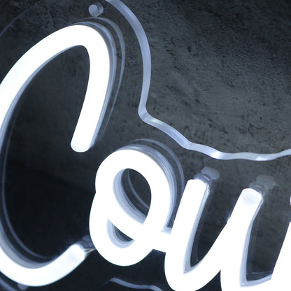 Countney Grace White Led Neon Sign - Shineneon