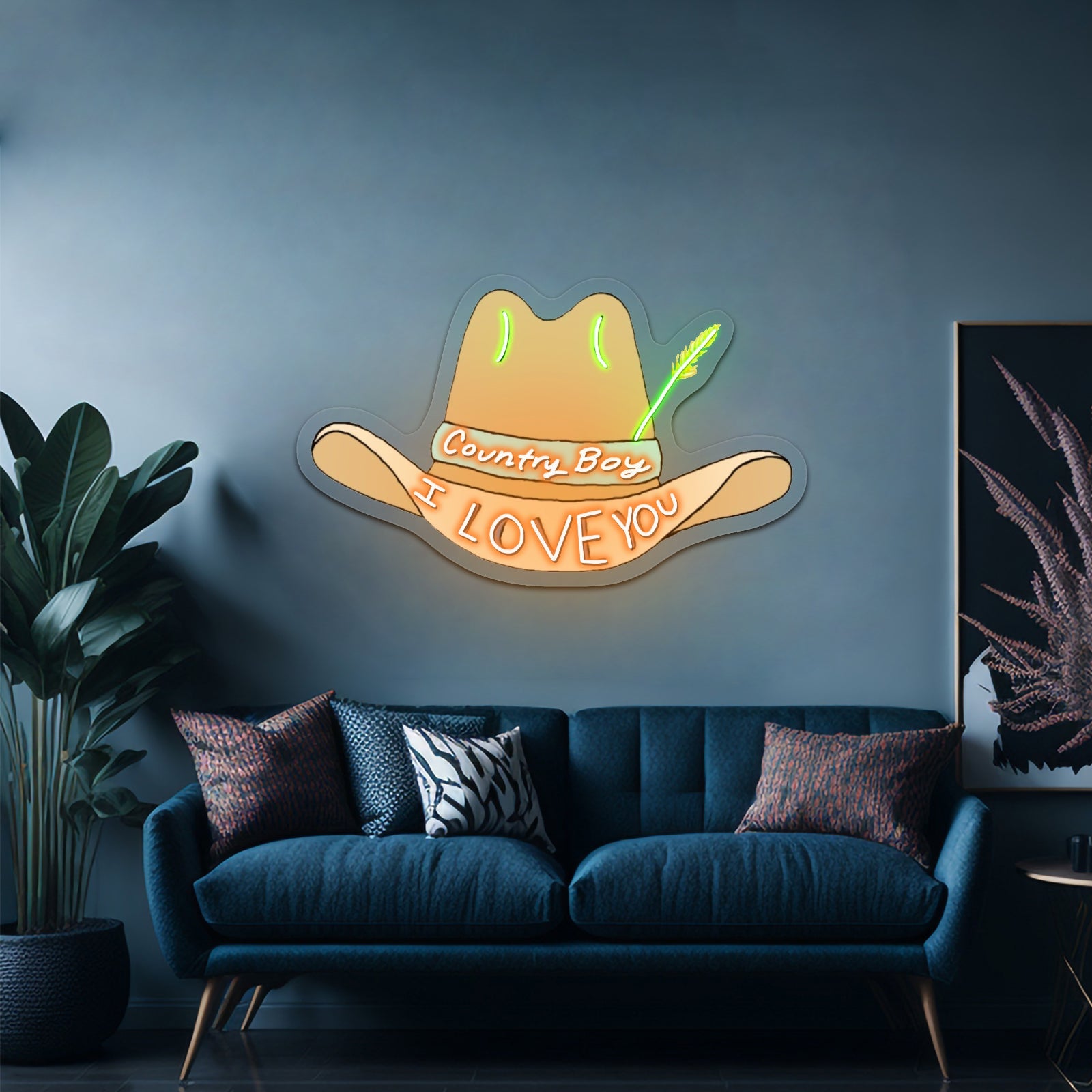 Country Boy I Love You Led Neon Signs - Shineneon