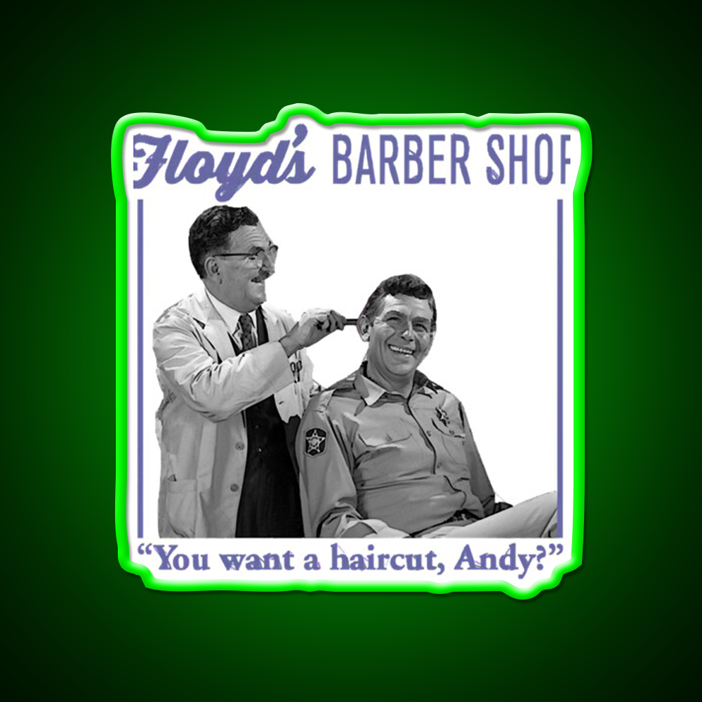 Country Boy Lust After Power Floyds Barber Shop Haircut Led Neon Sign - LED neon sign view 8