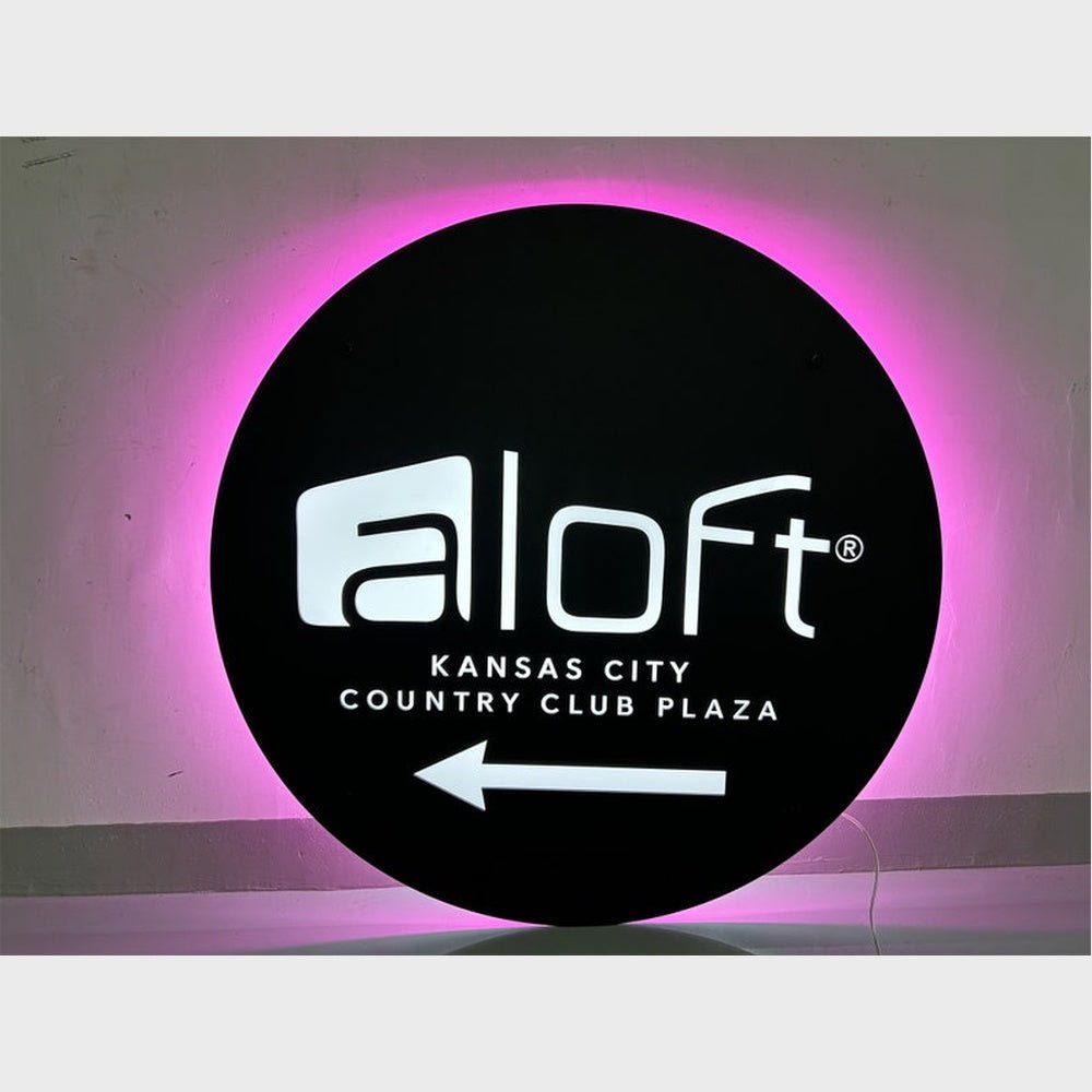 Country Club Plaza Acrylic Business Logo Sign - Shineneon