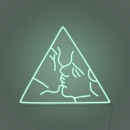 Couple Kissing Aesthetic Led Light Sign | Shineneon