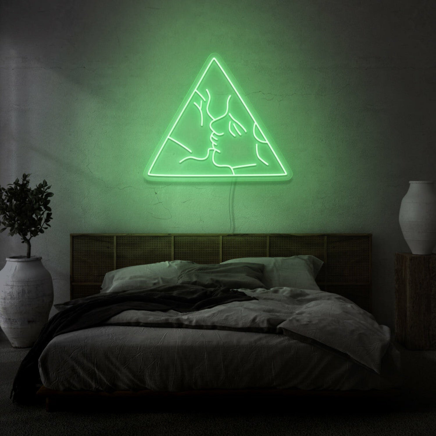 Couple Kissing Aesthetic Led Light Sign | Shineneon