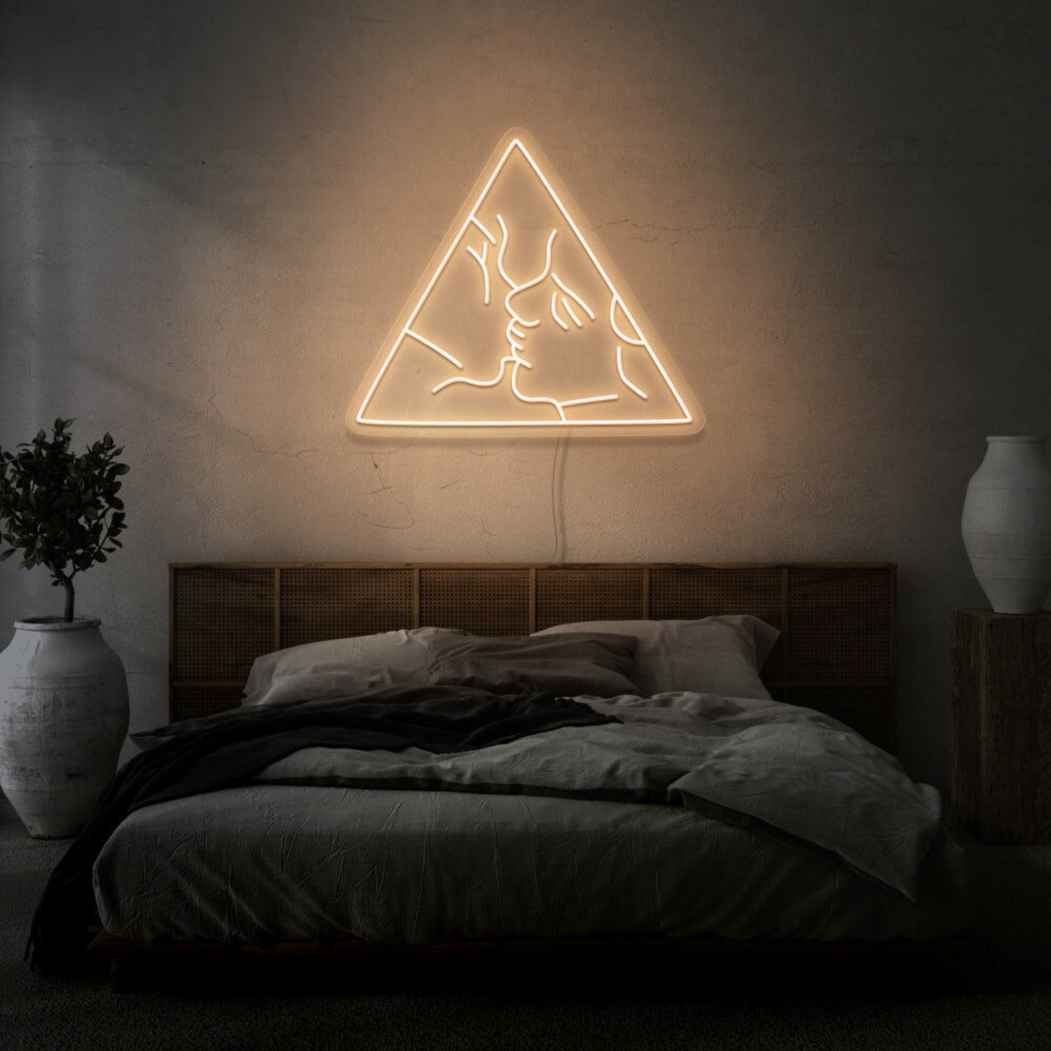 Couple Kissing Aesthetic Led Light Sign | Shineneon