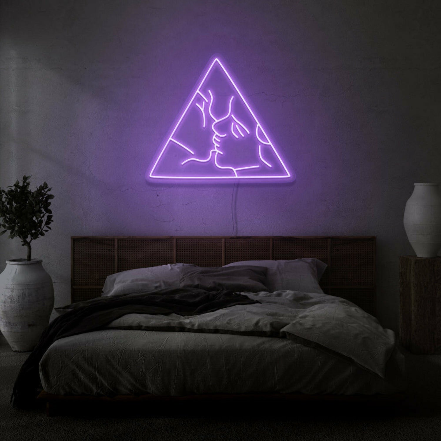 Couple Kissing Aesthetic Led Light Sign | Shineneon