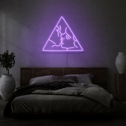 Couple Kissing Aesthetic Led Light Sign | Shineneon