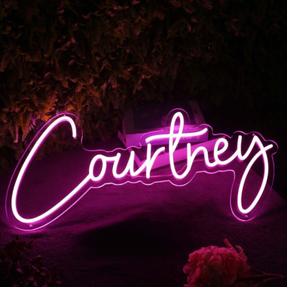 Courtney Pink Led Neon Sign - Shineneon