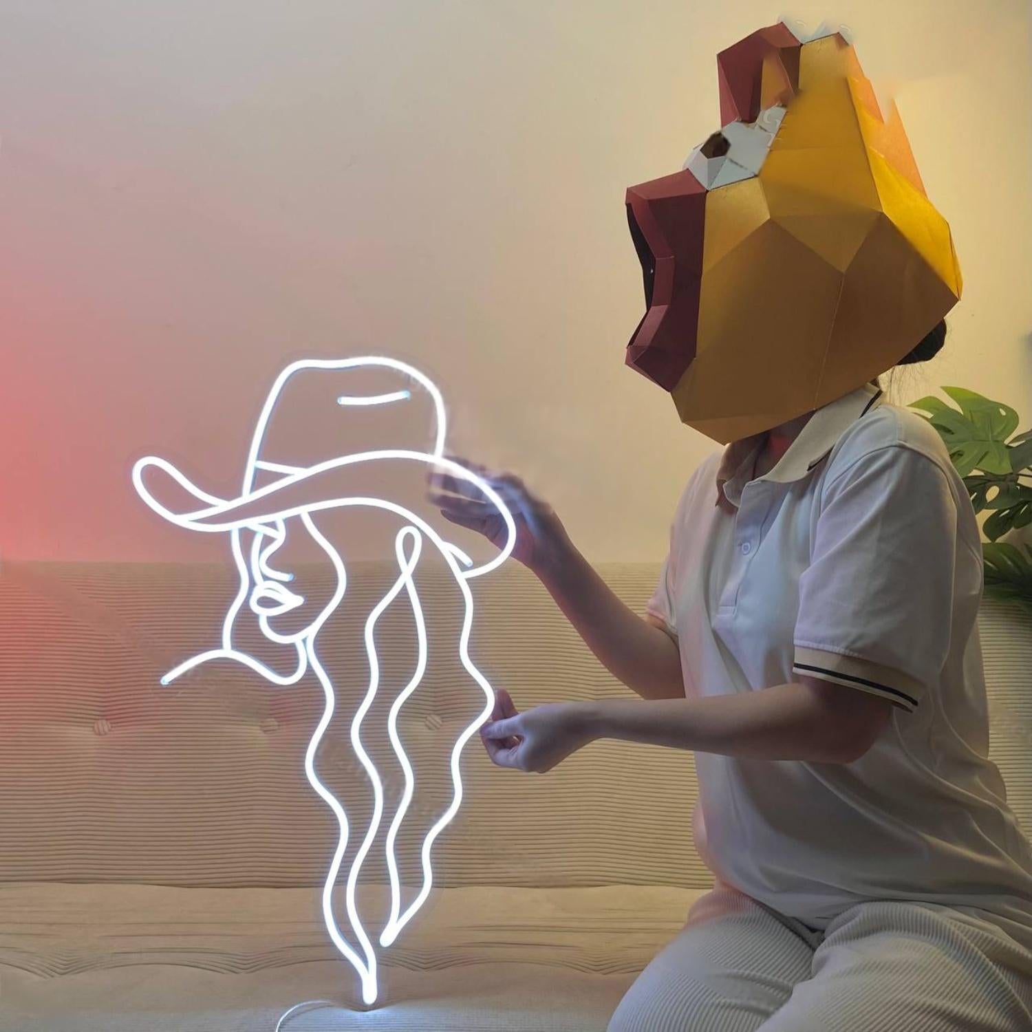 Cow Girl Led Neon Sign Vintage Led Neon Sign | Shineneon