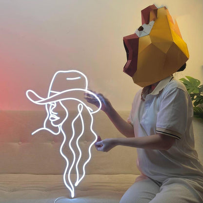 Cow Girl Led Neon Sign Vintage Led Neon Sign | Shineneon