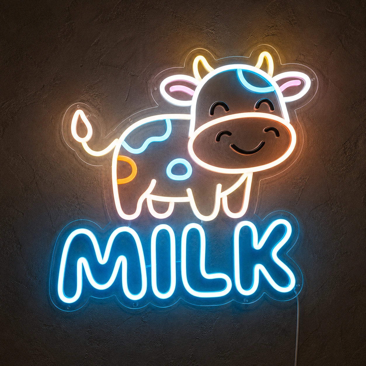 Cow Milk LED Neon Sign main product image