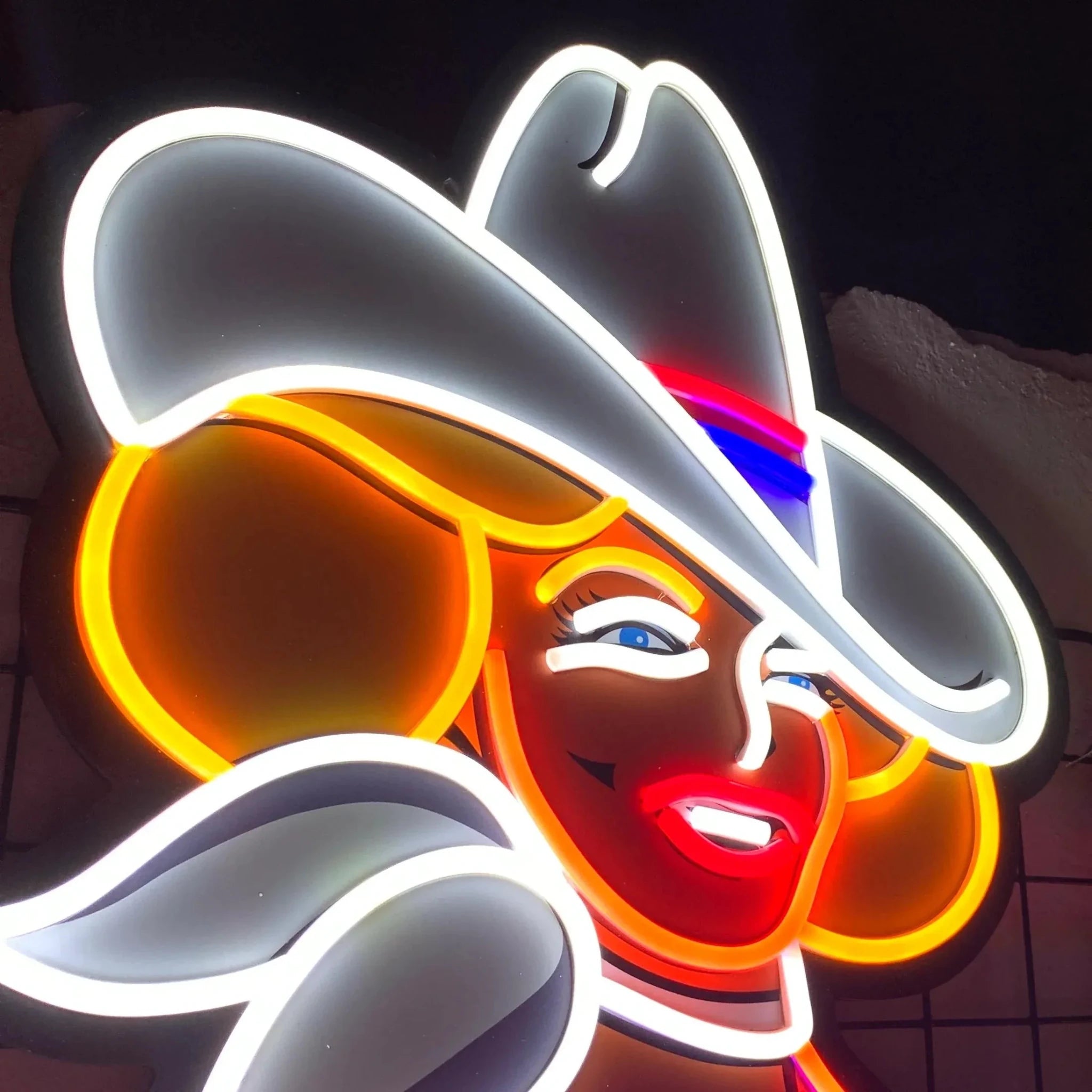 Cowboy and Cowgirl Led Neon Signs | Western Retro LED Wall Art for Bar & Lounge - Shineneon