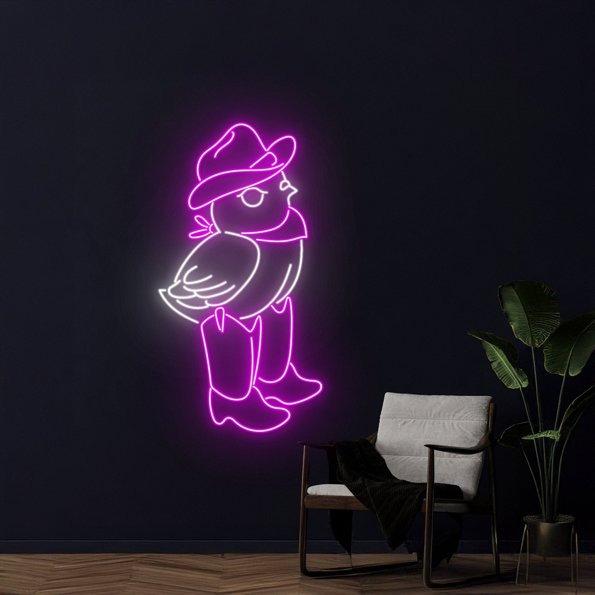 Cowboy Bird Neon Sign - Shineneon