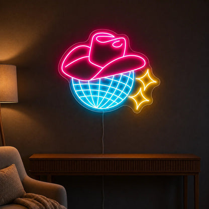 Cowboy Disco LED Neon Sign - Shineneon