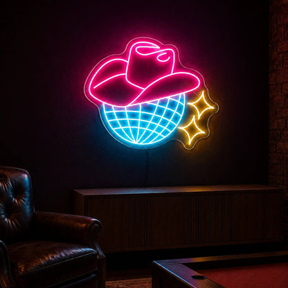 Cowboy Disco LED Neon Sign - Shineneon