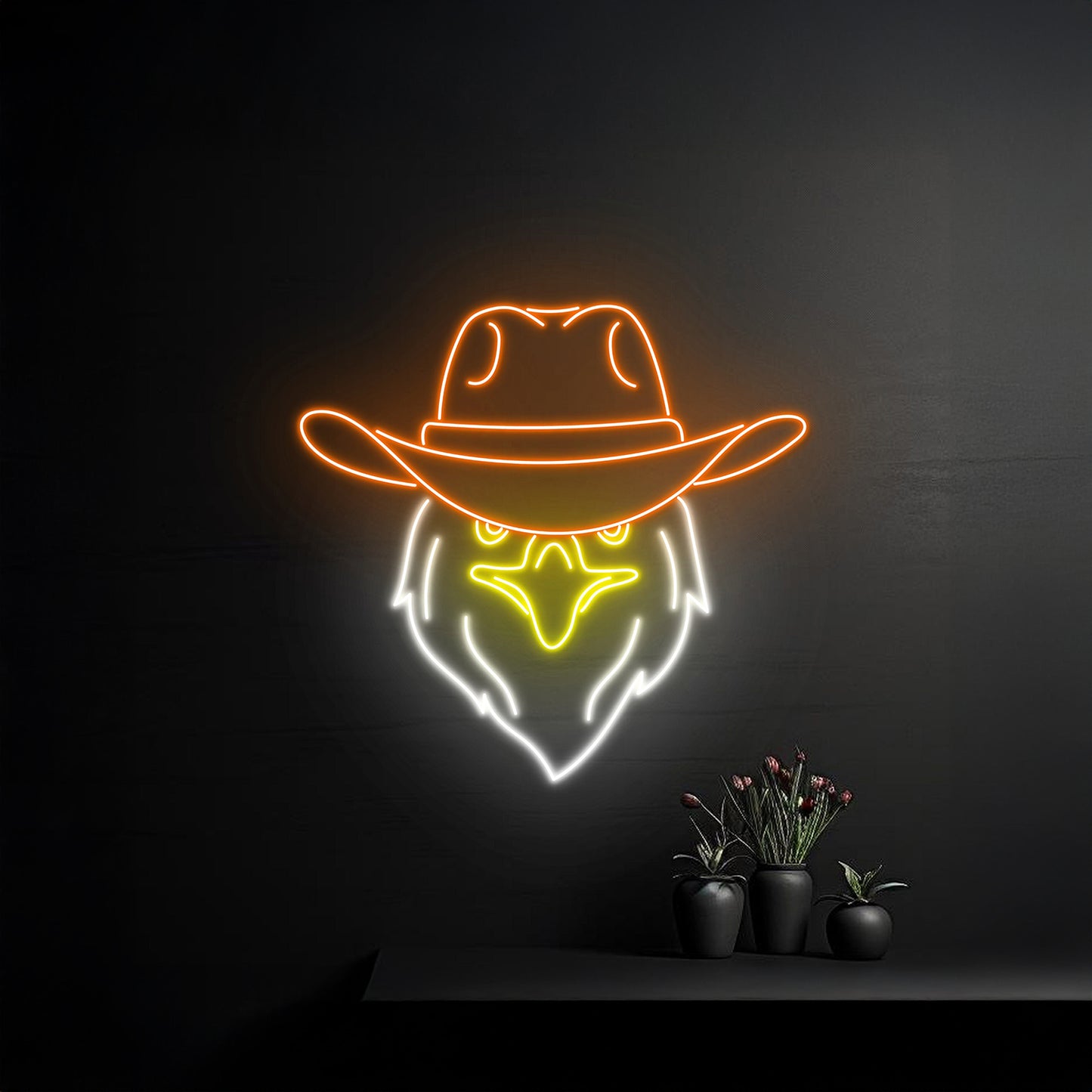 Cowboy Eagle Neon Light