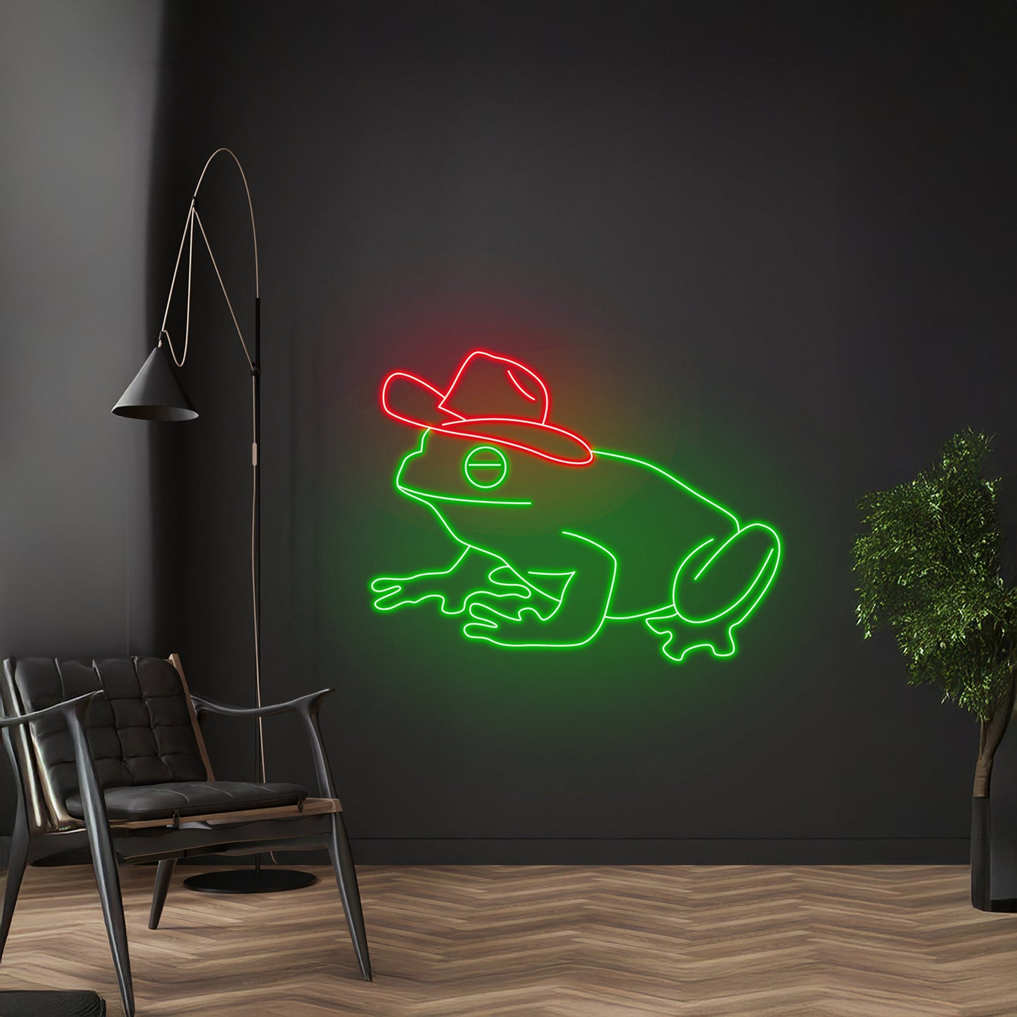 Cowboy Frog Led Signs Wall Led Lights