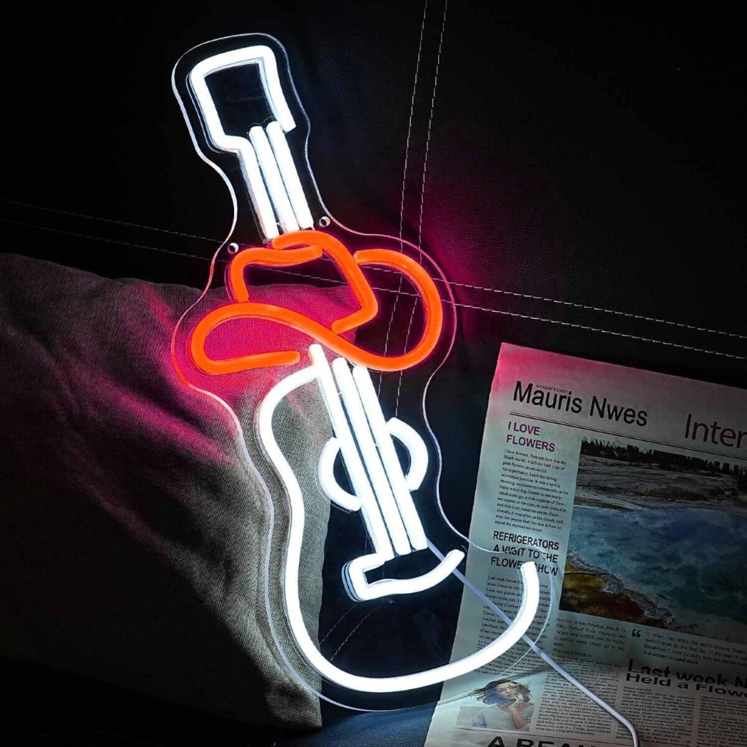 Cowboy Guitar Music Neon Sign | Shineneon