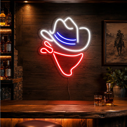Cowboy Hat Bar Neon Sign LED Neon Sign high-converting product image