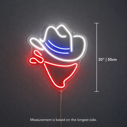Cowboy Hat Bar Neon Sign LED Neon Sign size image