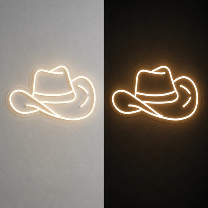 Cowboy Hat Dads Wall Art Vintage LED Neon Sign - Shineneon