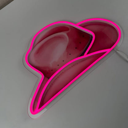 Cowboy Hat Decal Printed Neon Light for Wall Decoration | Shineneon