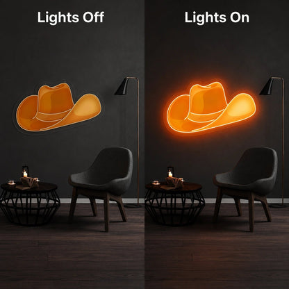 Cowboy Hat LED Neon Sign - Shineneon