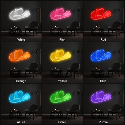 Cowboy Hat LED Neon Sign - Shineneon