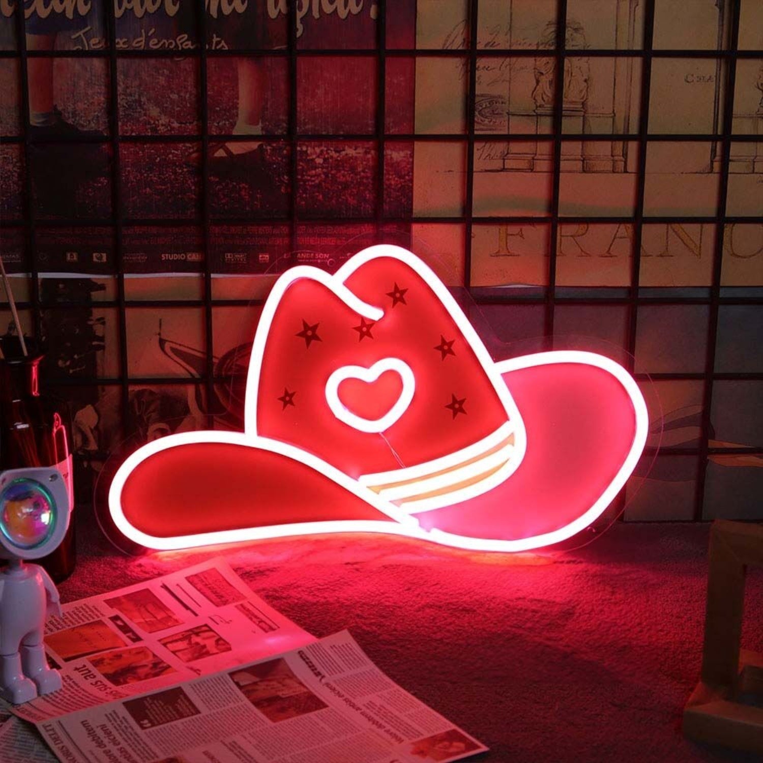Cowboy Hat Led Neon Sign For Western And Rustic Decor - Shineneon