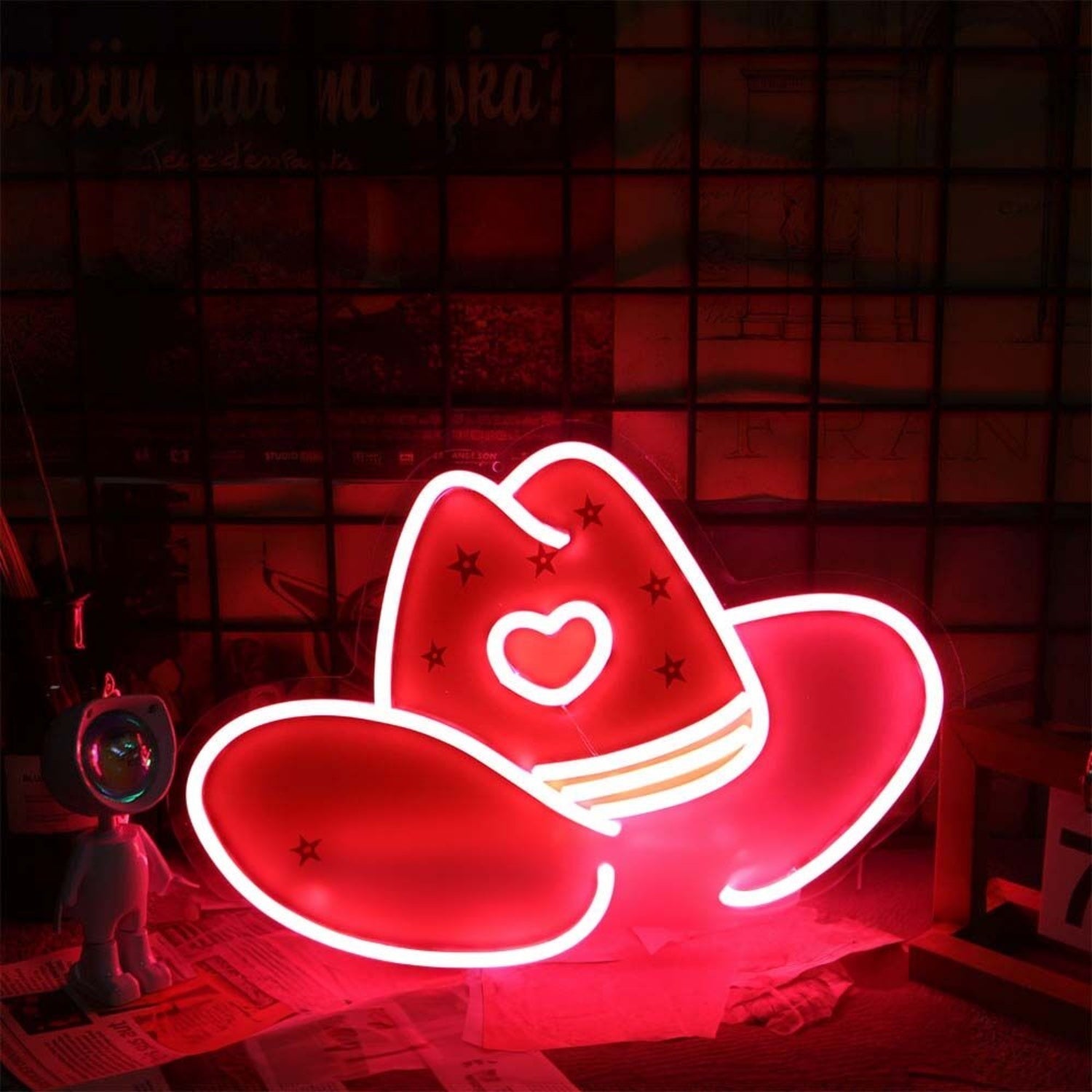 Cowboy Hat Led Neon Sign For Western And Rustic Decor - Shineneon