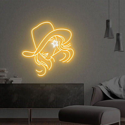 Cowboy Hat Led Neon Sign Game Room Bar - Shineneon