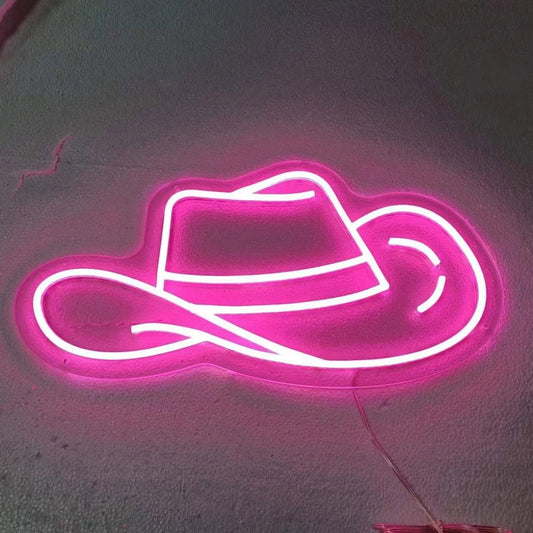 Cowboy Hat Led Sign Business Neon Sign