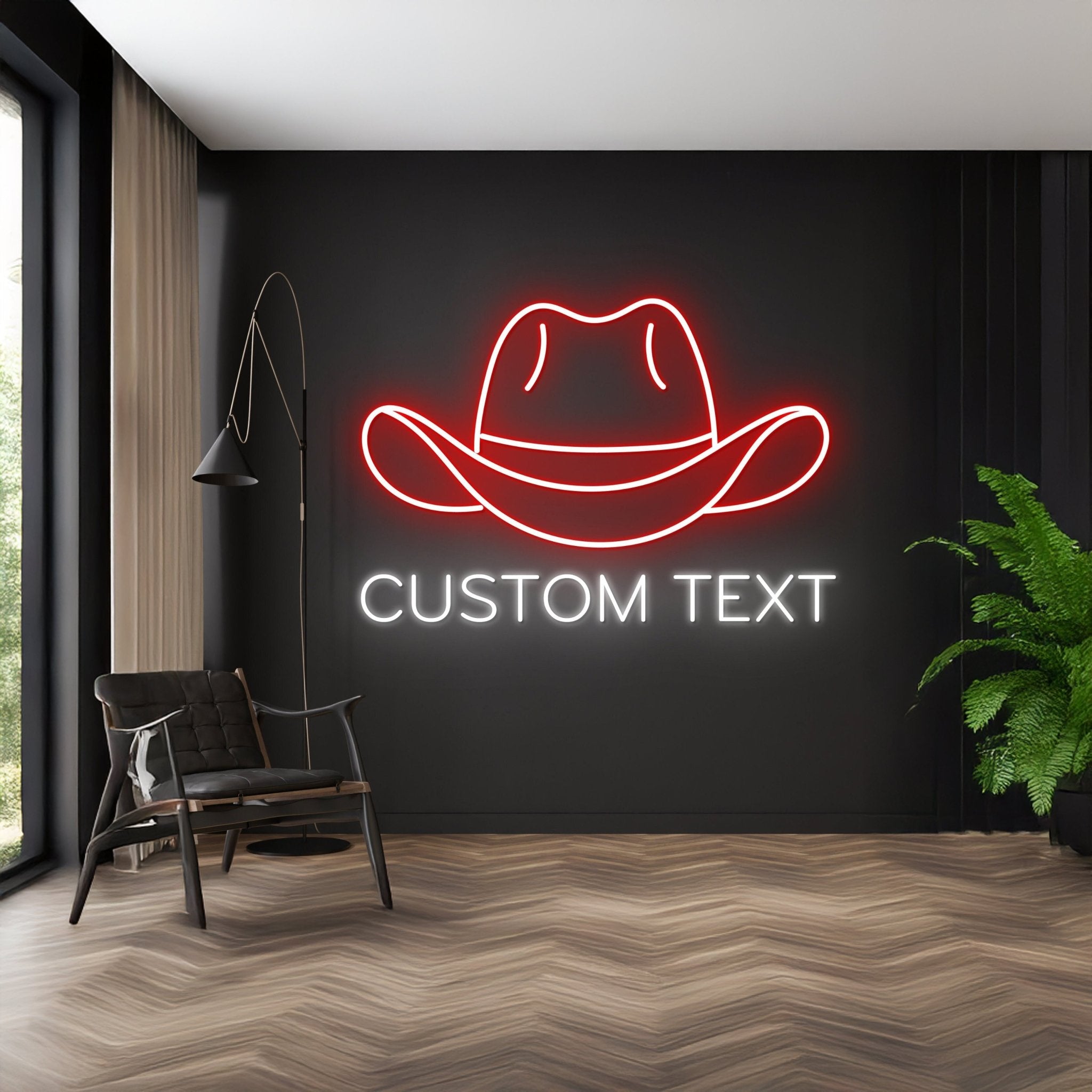 Cowboy Hat Neon Sign Hat Led Sign - Shineneon