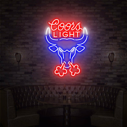 Cowboy Led Neon Sign Bull Skull Neon Sign | Shineneon