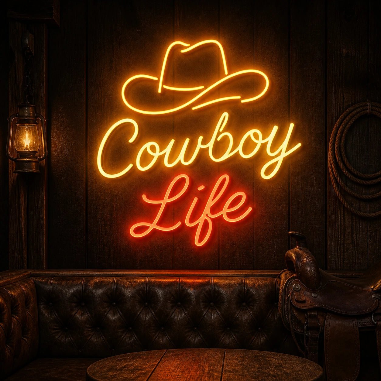 Cowboy Life Vintage LED Neon Sign - Shineneon